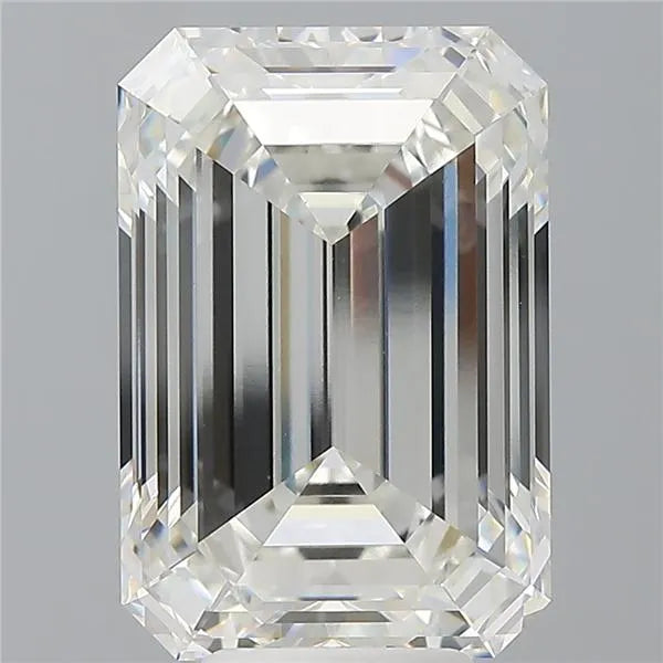 7.60ct Emerald Lab Grown Diamond (Colour G, Clarity VVS2, IGI Certified)