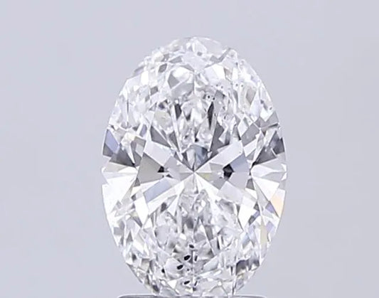 2.05ct Oval Lab Grown Diamond (Colour D, Clarity SI2, IGI Certified)
