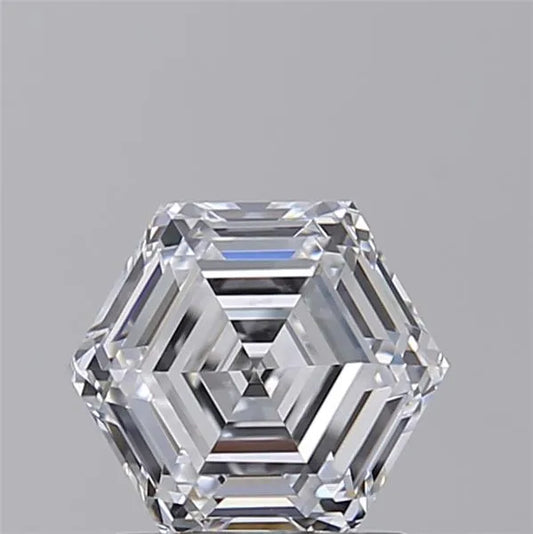 1.54ct Hexagonal Lab Grown Diamond (Colour D, Clarity VVS1, GIA Certified)