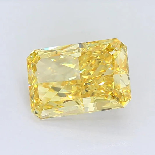 6.14ct Radiant Lab Grown Diamond (Colour Fancy Vivid Yellow, Clarity VVS2, IGI Certified)