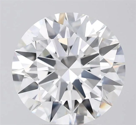 4.00ct Round Lab Grown Diamond (Colour F, Clarity VVS2, Cut ID, IGI Certified)