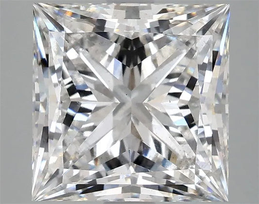 4.42ct Princess Lab Grown Diamond (Colour F, Clarity SI1, IGI Certified)