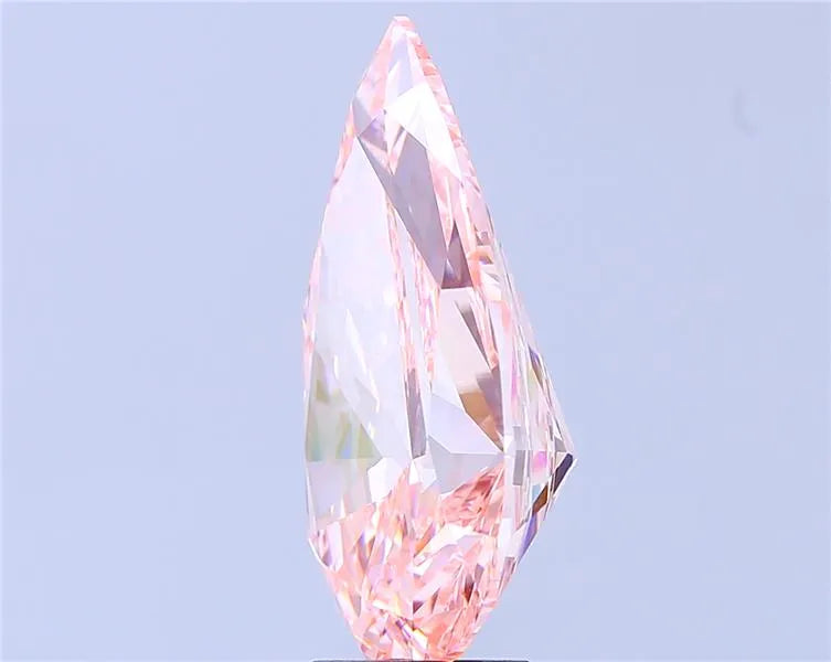 8.02ct Pear Lab Grown Diamond (Colour Fancy Vivid Pink, Clarity VVS2, IGI Certified)