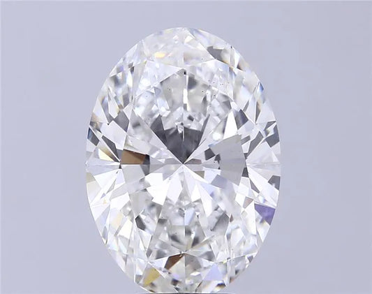 8.05ct Oval Lab Grown Diamond (Colour G, Clarity VS2, IGI Certified)