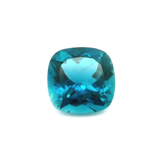 8.10ct Cushion Natural Topaz (Colour Blue, Clarity Eye Clean, Cut Faceted)
