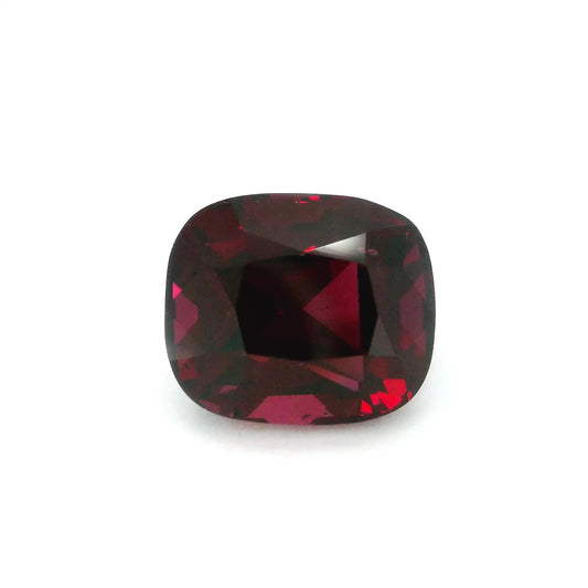 8.23ct Cushion Natural Garnet (Colour Red, Clarity Slightly Included, Cut Faceted)