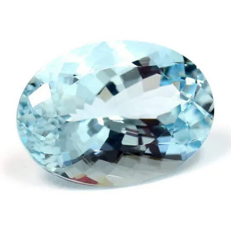 8.44ct Oval Natural Aquamarine (Colour Blue, Clarity Eye Clean, Cut Faceted)