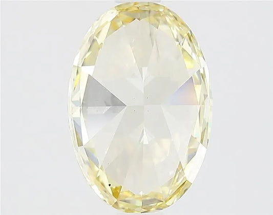 2.09ct Oval Lab Grown Diamond (Colour Fancy Intense Yellow, Clarity VS2, IGI Certified)