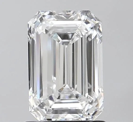 1.51ct Emerald Lab Grown Diamond (Colour D, Clarity VVS2, IGI Certified)