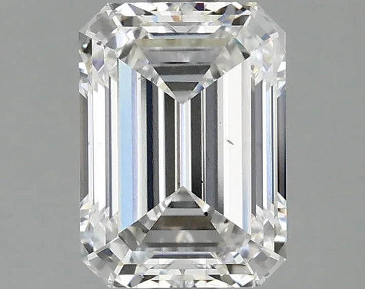 2.00ct Emerald Lab Grown Diamond (Colour D, Clarity VS2, IGI Certified)