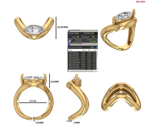 Custom Ring Order - Paola