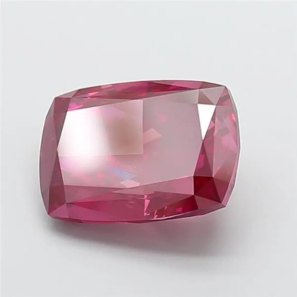 9.07ct Cushion modified Lab Grown Diamond (Colour Fancy Deep Pink, Clarity VS1, IGI Certified)