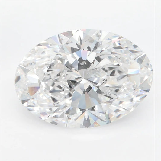 9.07ct Oval Lab Grown Diamond (Colour E, Clarity VVS1, GIA Certified)