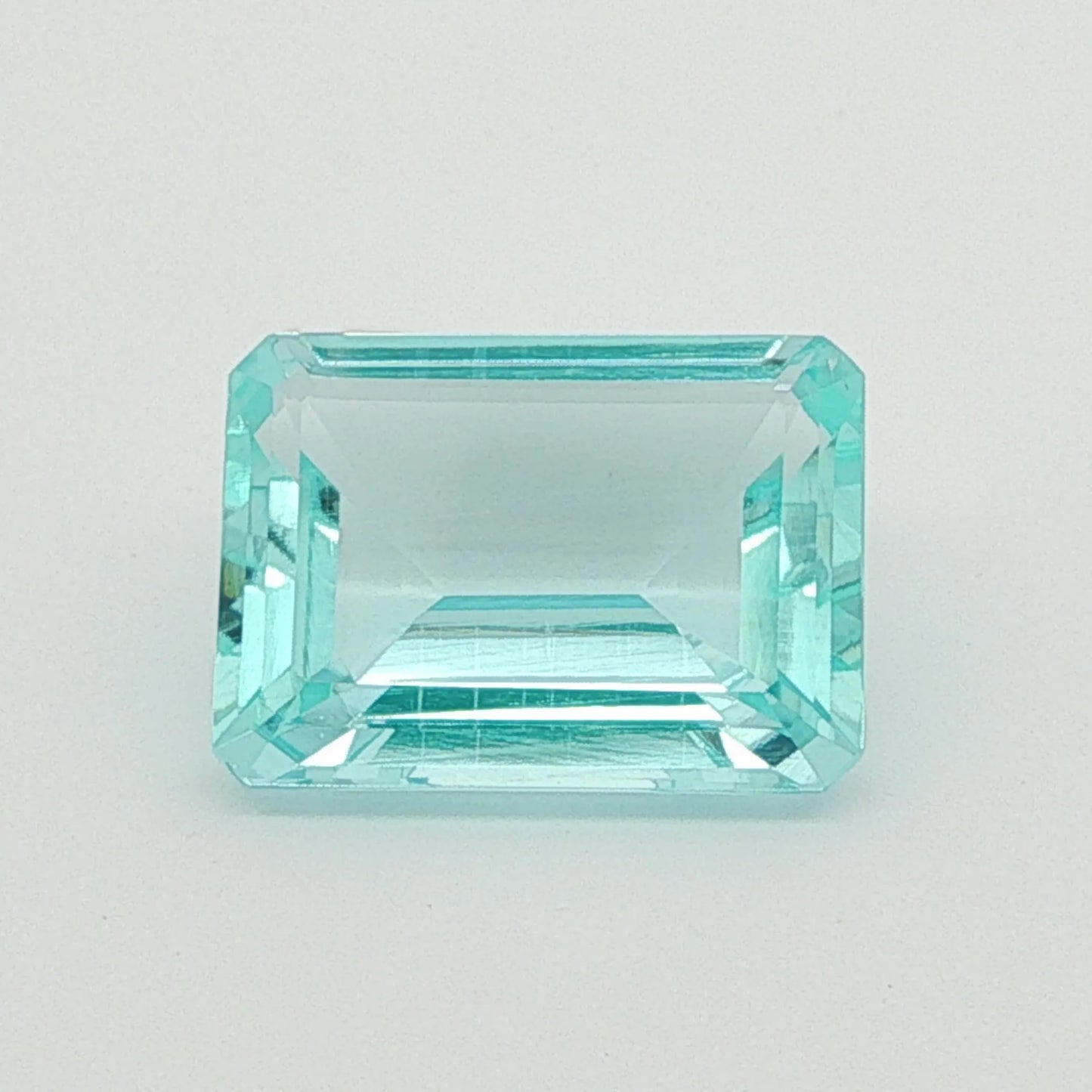 9.13ct Emerald Natural Aquamarine (Colour Blue, Clarity Slightly Included, Cut Faceted)