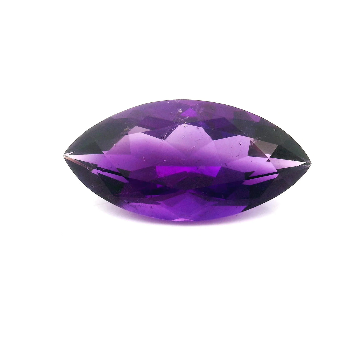 9.17ct Marquise Natural Amethyst (Colour Purple, Clarity Slightly Included, Cut Faceted)