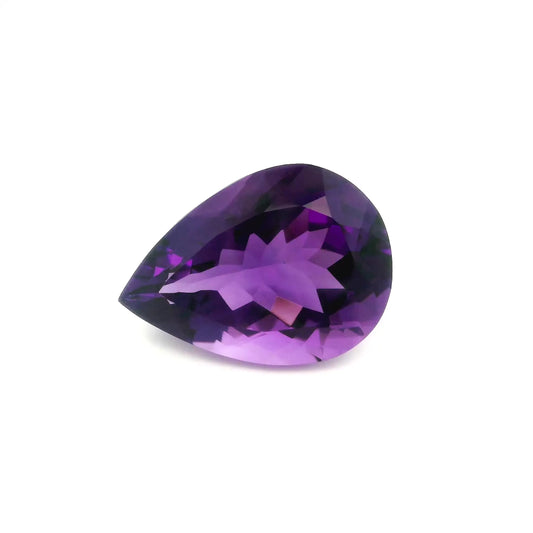 9.48ct Pear Natural Amethyst (Colour Purple, Clarity Eye Clean, Cut Faceted)