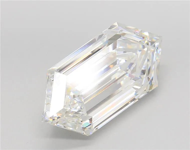 9.57ct Hexagonal Lab Grown Diamond (Colour G, Clarity VVS2, IGI Certified)