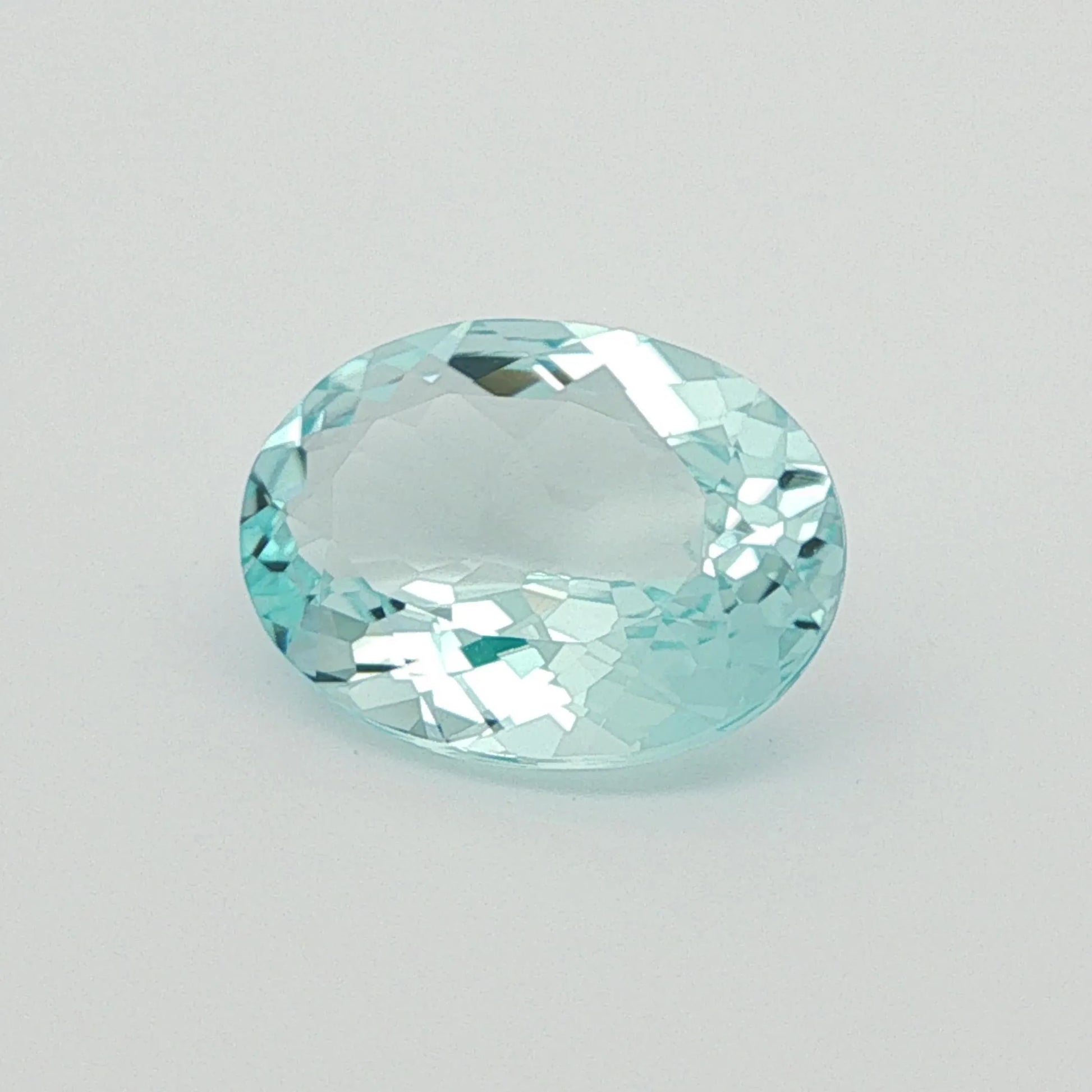 9.62ct Oval Natural Aquamarine (Colour Blue, Clarity Eye Clean, Cut Faceted)