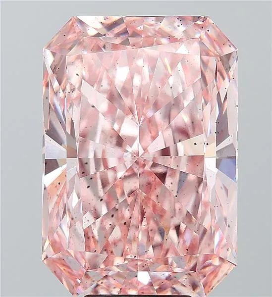 9.78ct Radiant Lab Grown Diamond (Colour Fancy Vivid Pink, Clarity SI2, IGI Certified)