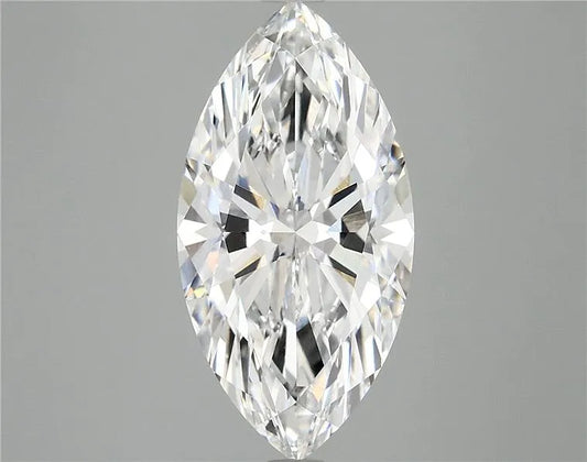 4.05ct Marquise Lab Grown Diamond (Colour D, Clarity VVS2, IGI Certified)