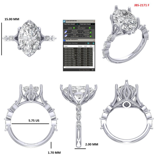 Custom Ring Order - Justin Oval