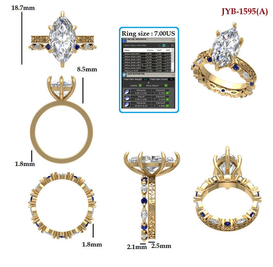 Custom Ring Order - Tina