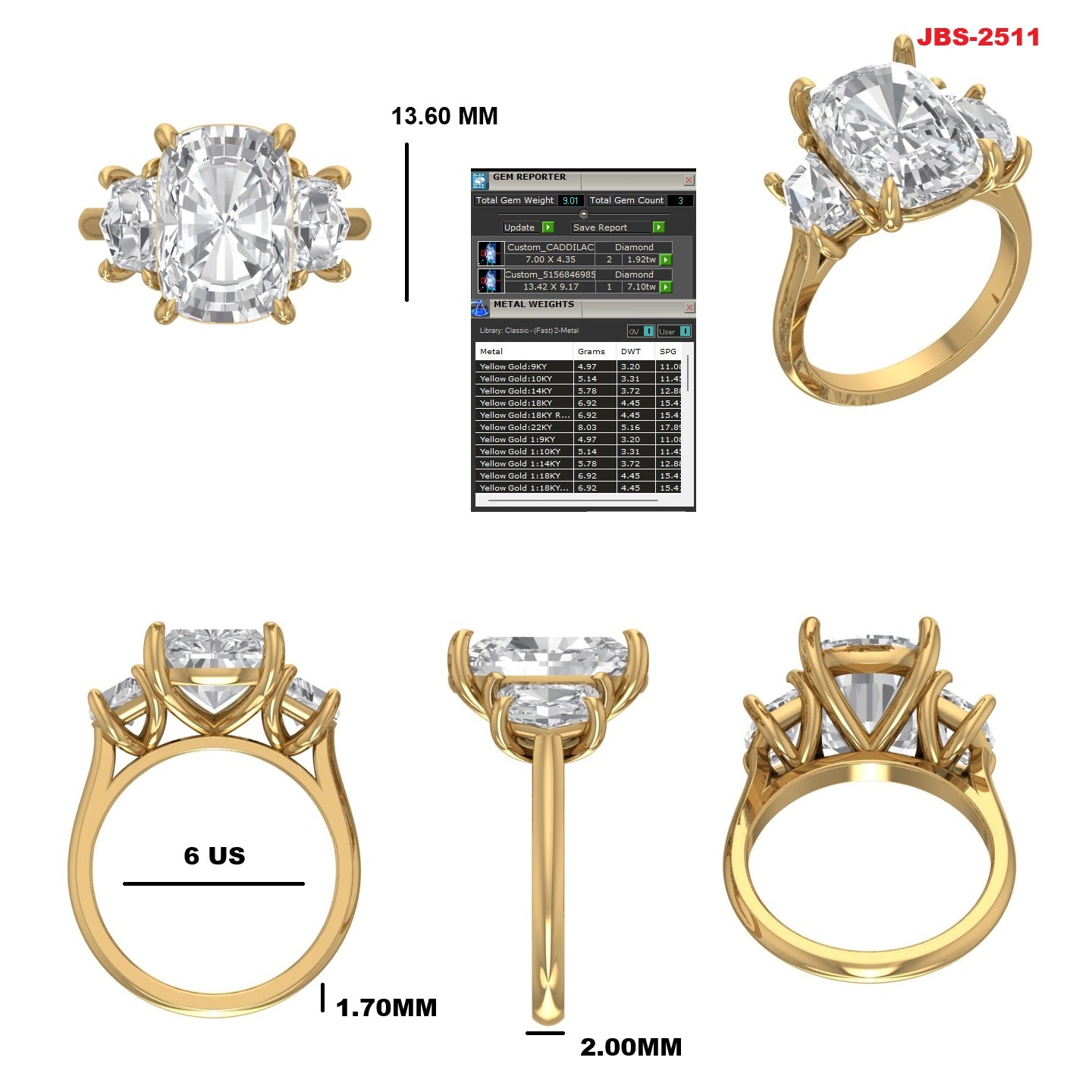Custom Ring Order - Zeth