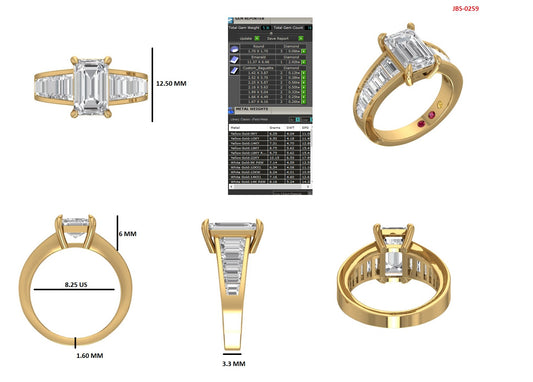 Custom Ring Order - Sylvia