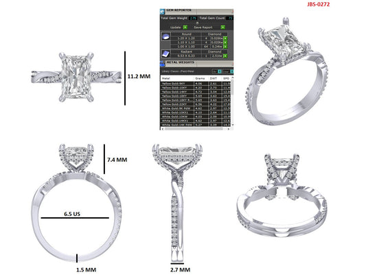 Custom Ring Order - Paris/Kadyn