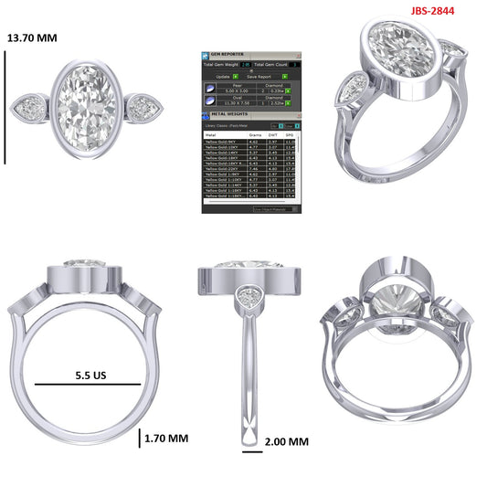 Custom Ring Order - Jonathon Oval