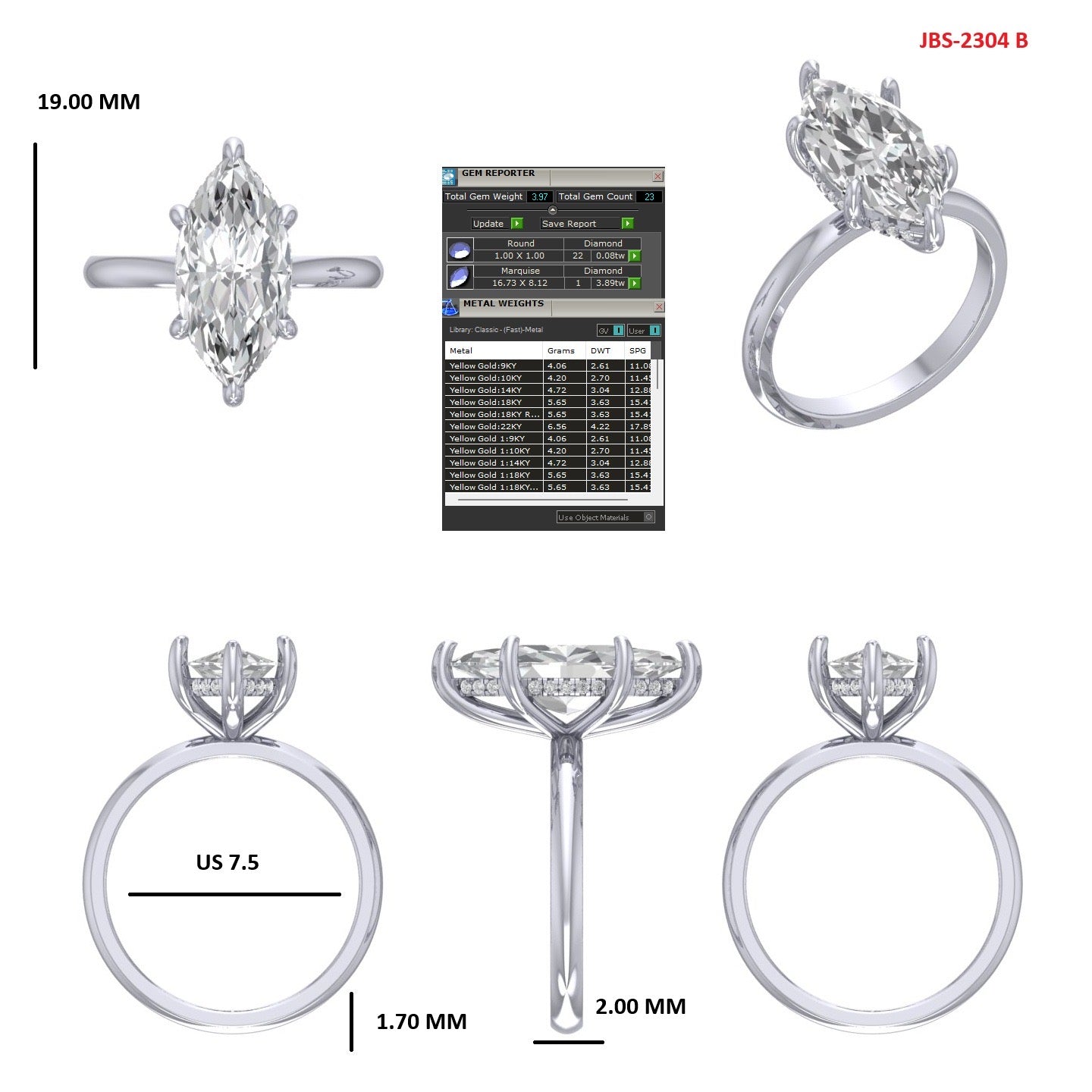 Custom Ring Order -Dylan Marquise