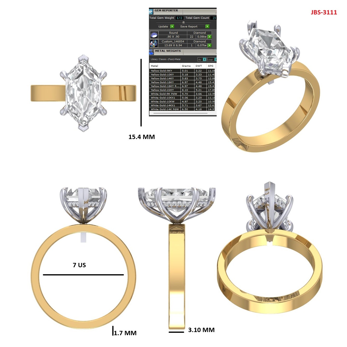 Custom Ring Order - Jacob Canada