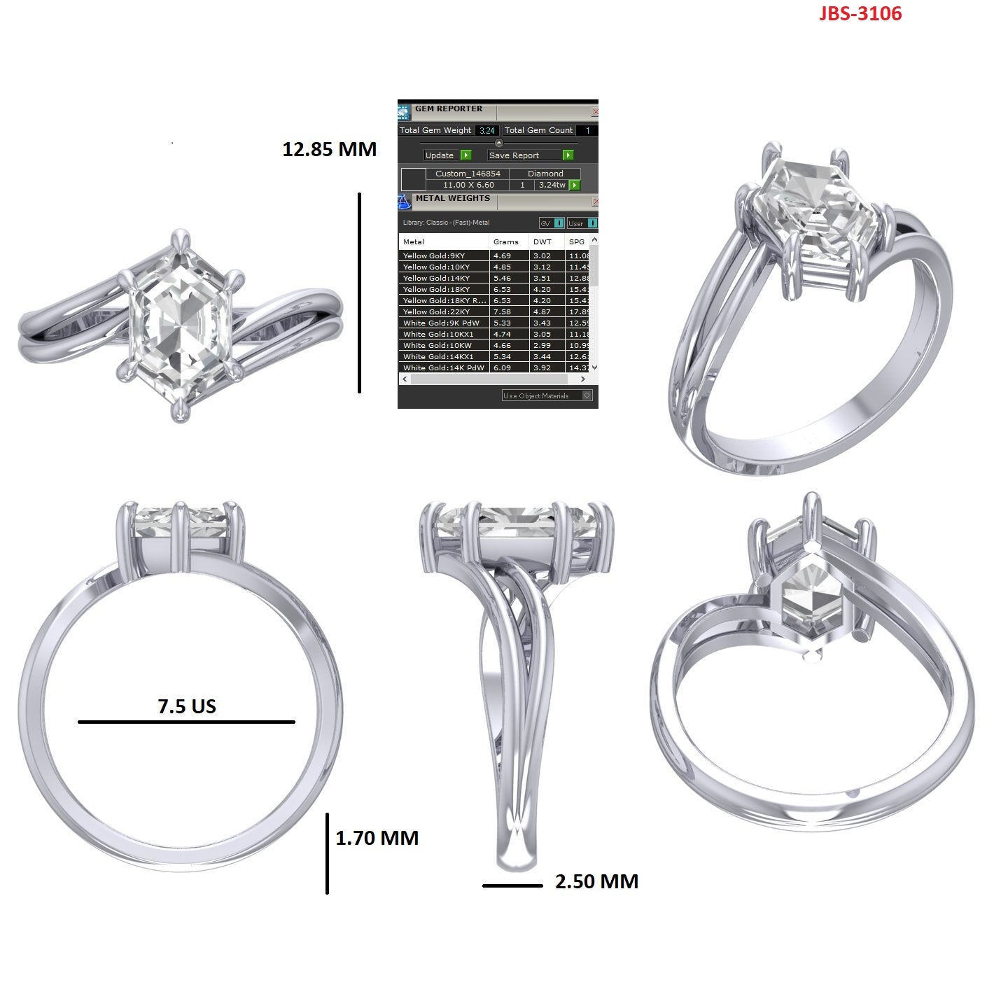 Custom Ring Order - Jackson Dutch marquise