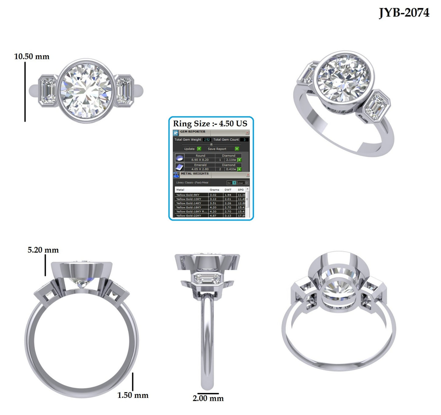 Custom Ring Order - Kelli reset