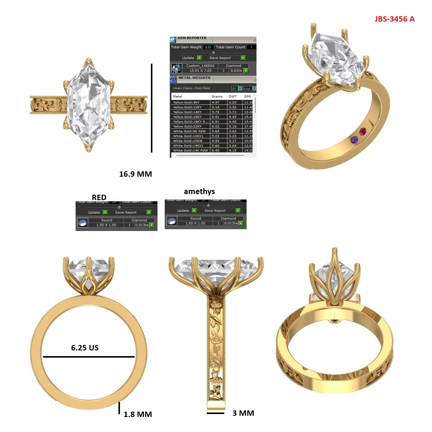 Custom Ring Order - Anshul