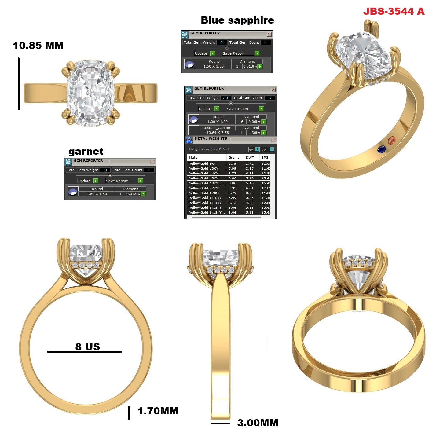 Custom Ring Order - Tysen