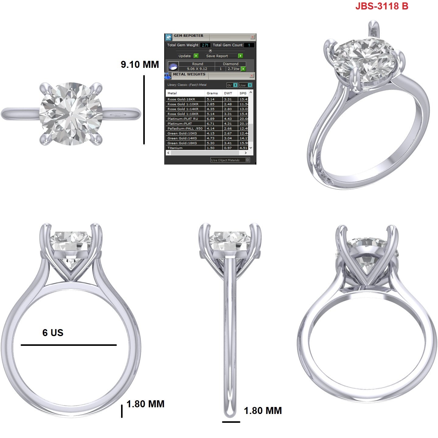 Custom Ring Order -Lindsay round