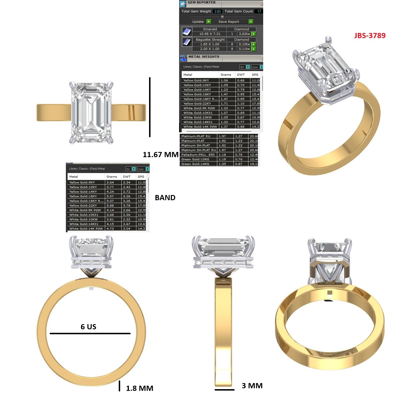 Custom Ring Order - Wells