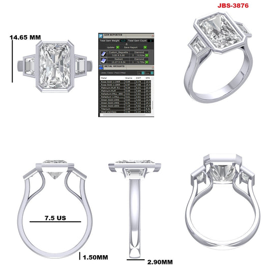 Custom Ring Order - Amanda Crisscut