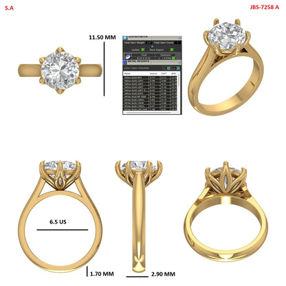 Custom Ring Order Samantha Field three rings