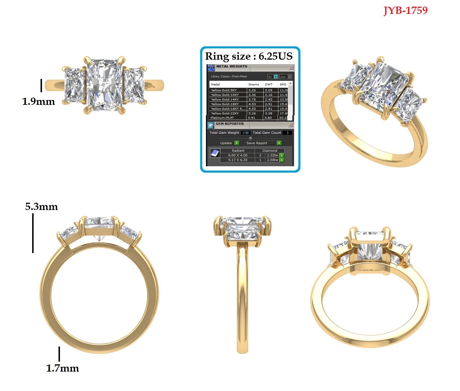 Custom Ring Order -Jayme – T.L. Paul Jewelry Design