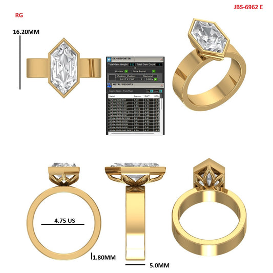 Custom Ring Order Emily Dutch Marquise