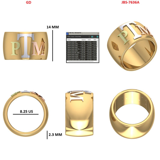 Custom Ring Order Morine two bands