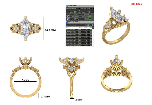 Custom Ring Order - Adriana
