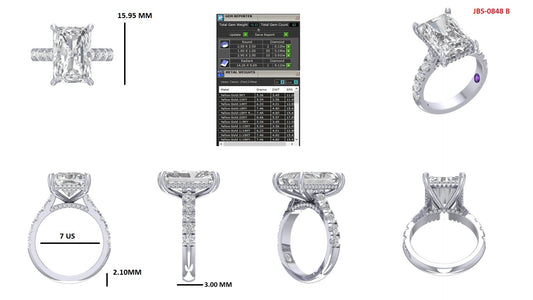 Custom Ring Order -Lina and Austin 2nd payment