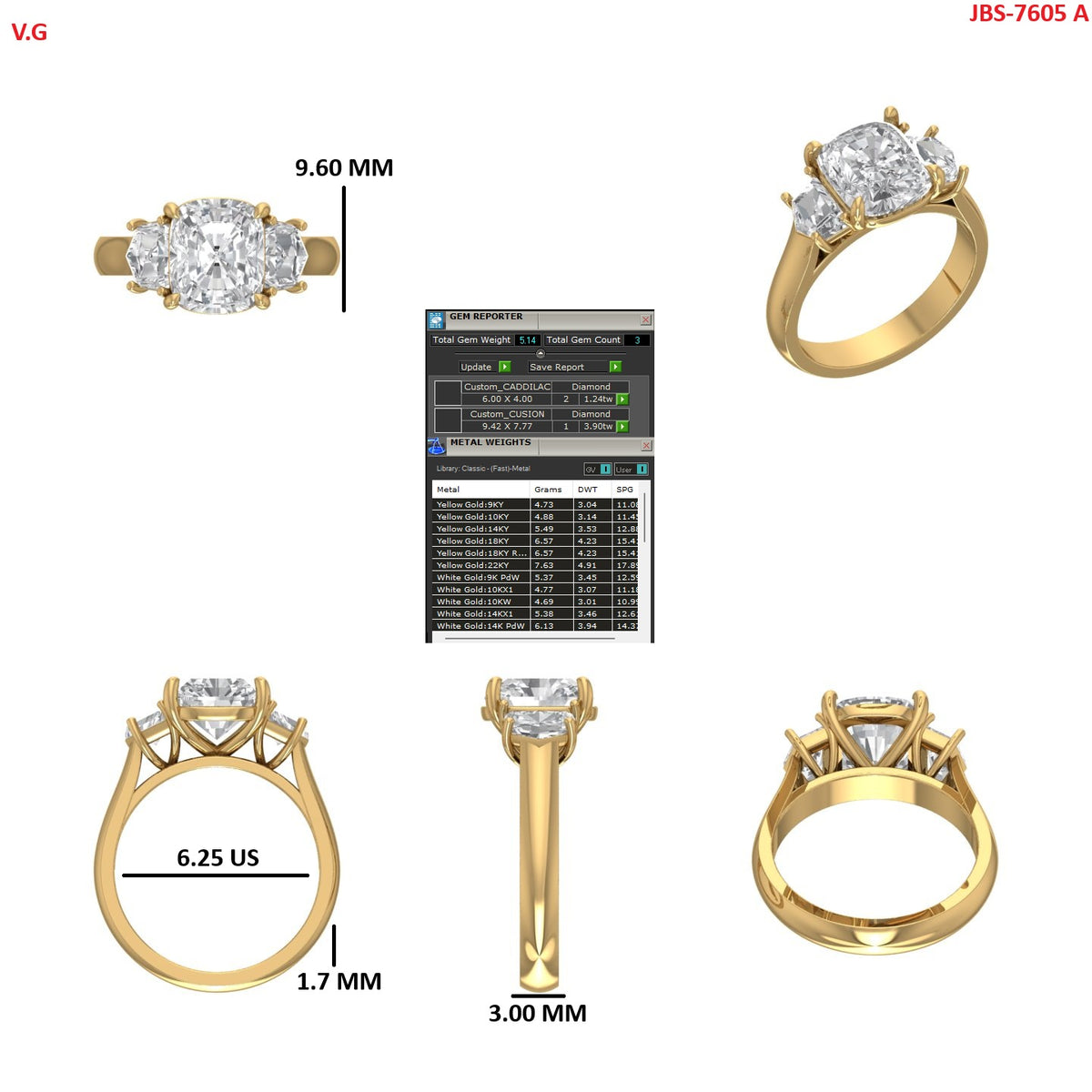 Custom Ring Order Kaitlyn/John