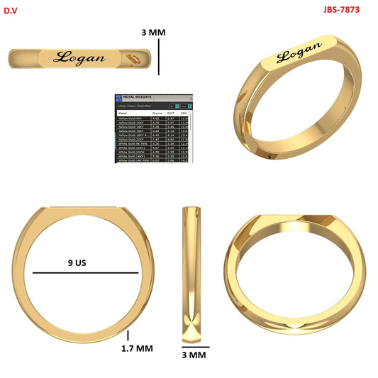 Custom Ring Order -Ashton name ring