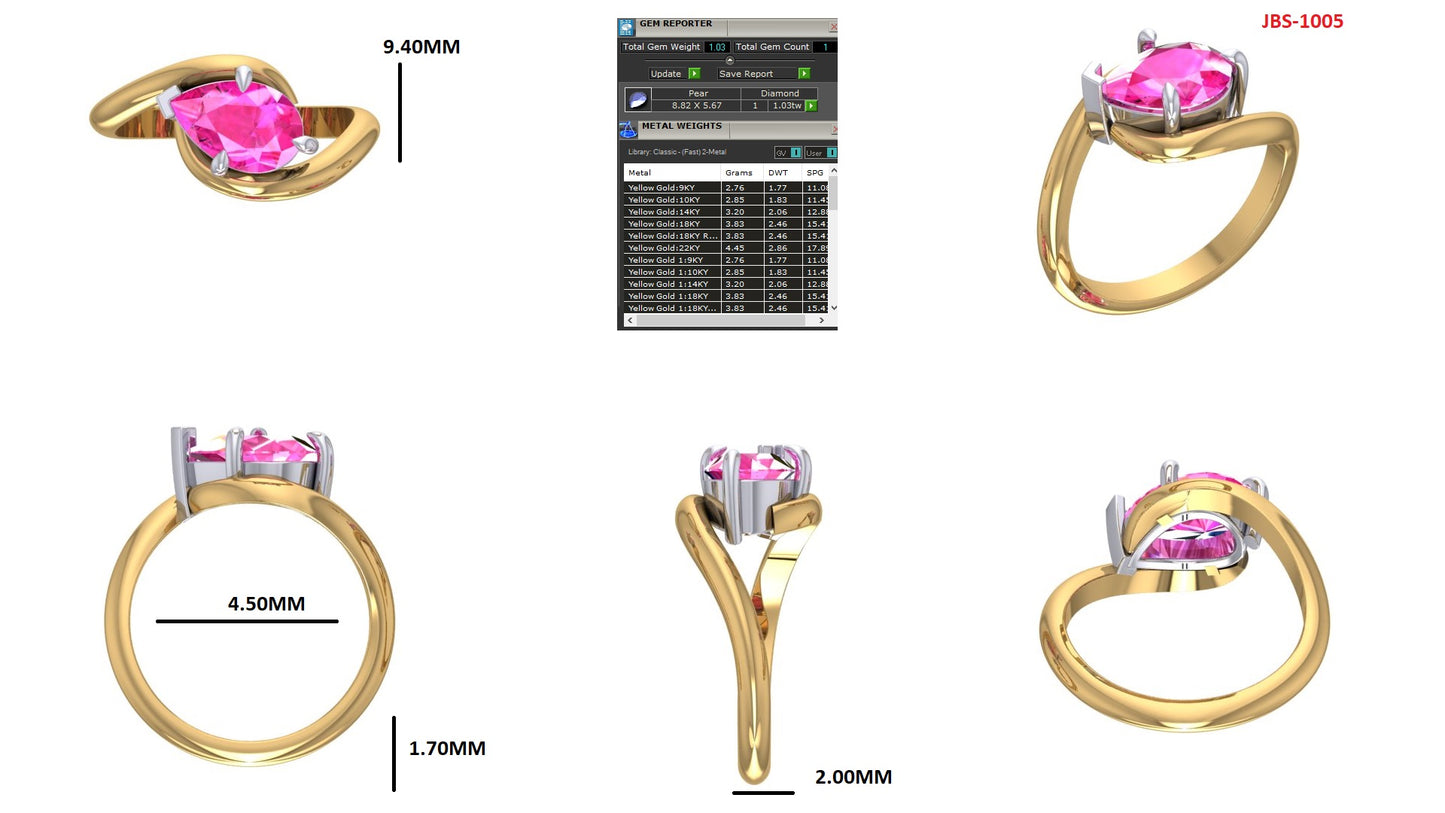 Custom Ring Order -AshleyPink