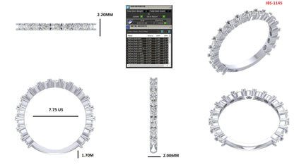Custom Ring Order -Beth 2 bands