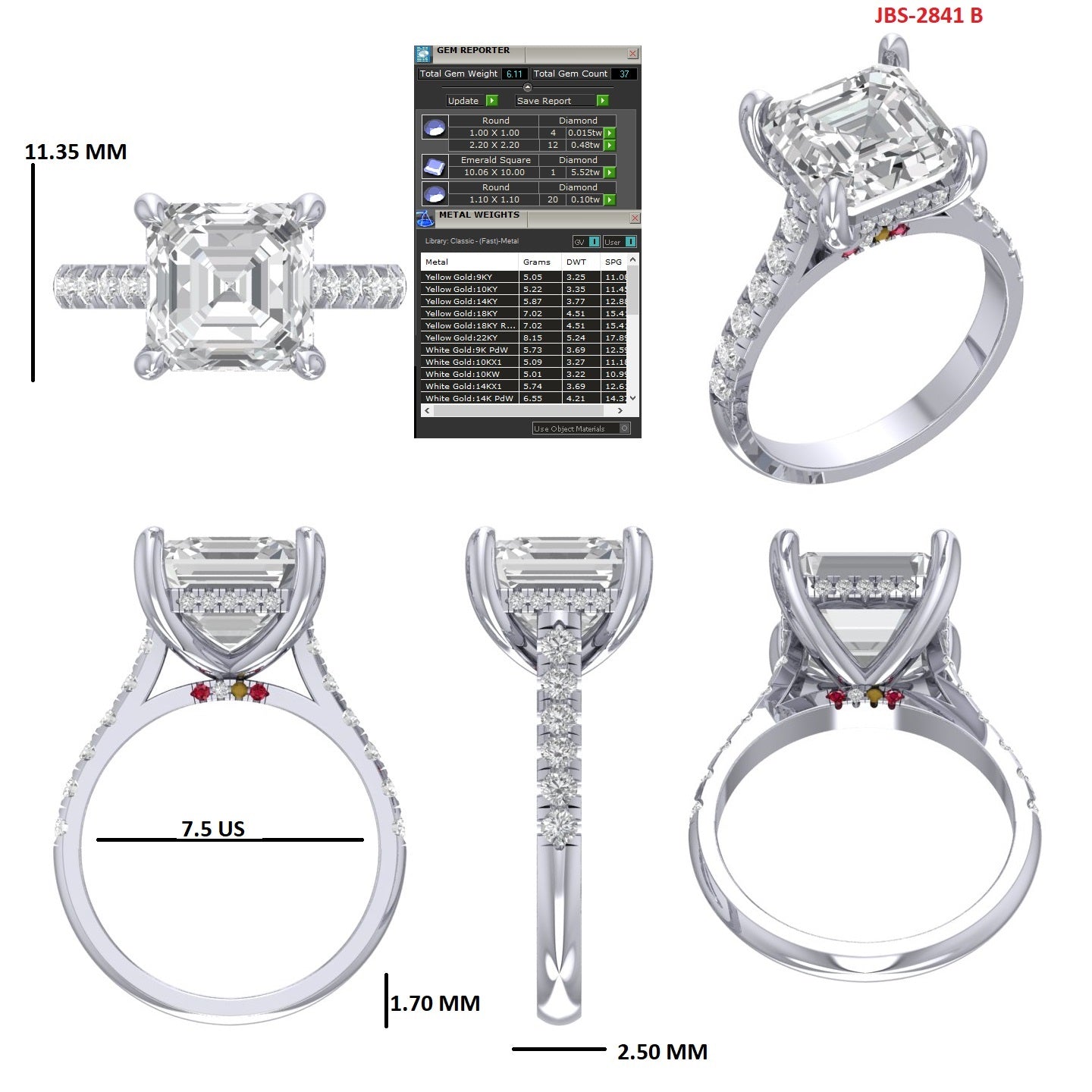 Custom Ring Order - Anastasia Engagement ring